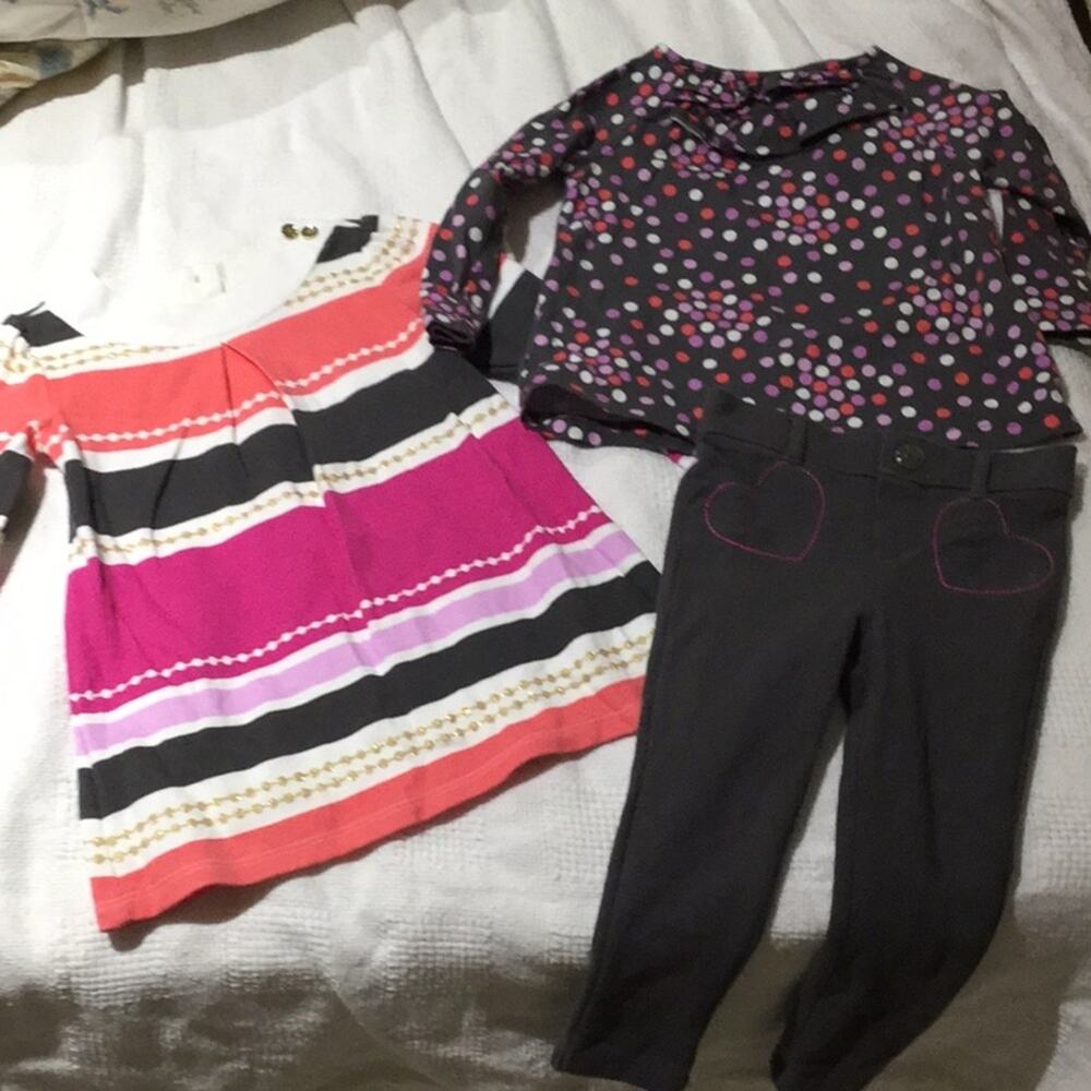 Earth and hot pink dress outfit bundle 12-18 18-24